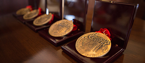 Honors college graduate medals